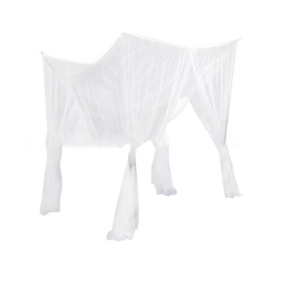 4本ポールの天蓋と蚊帳、190x210x240 cm